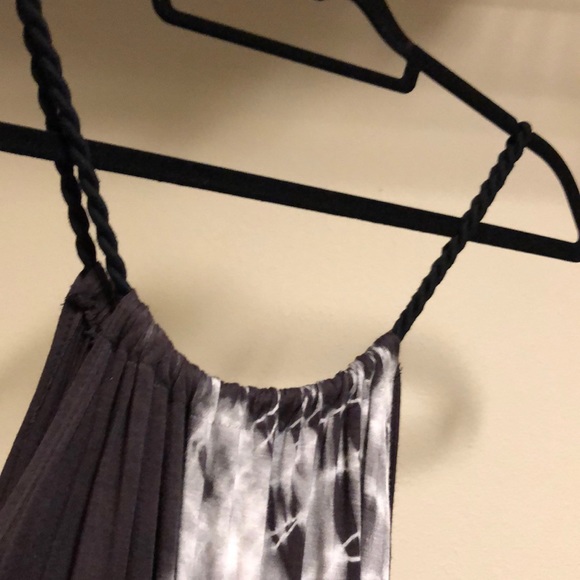 Brown tie-dye tank top - Picture 4 of 5